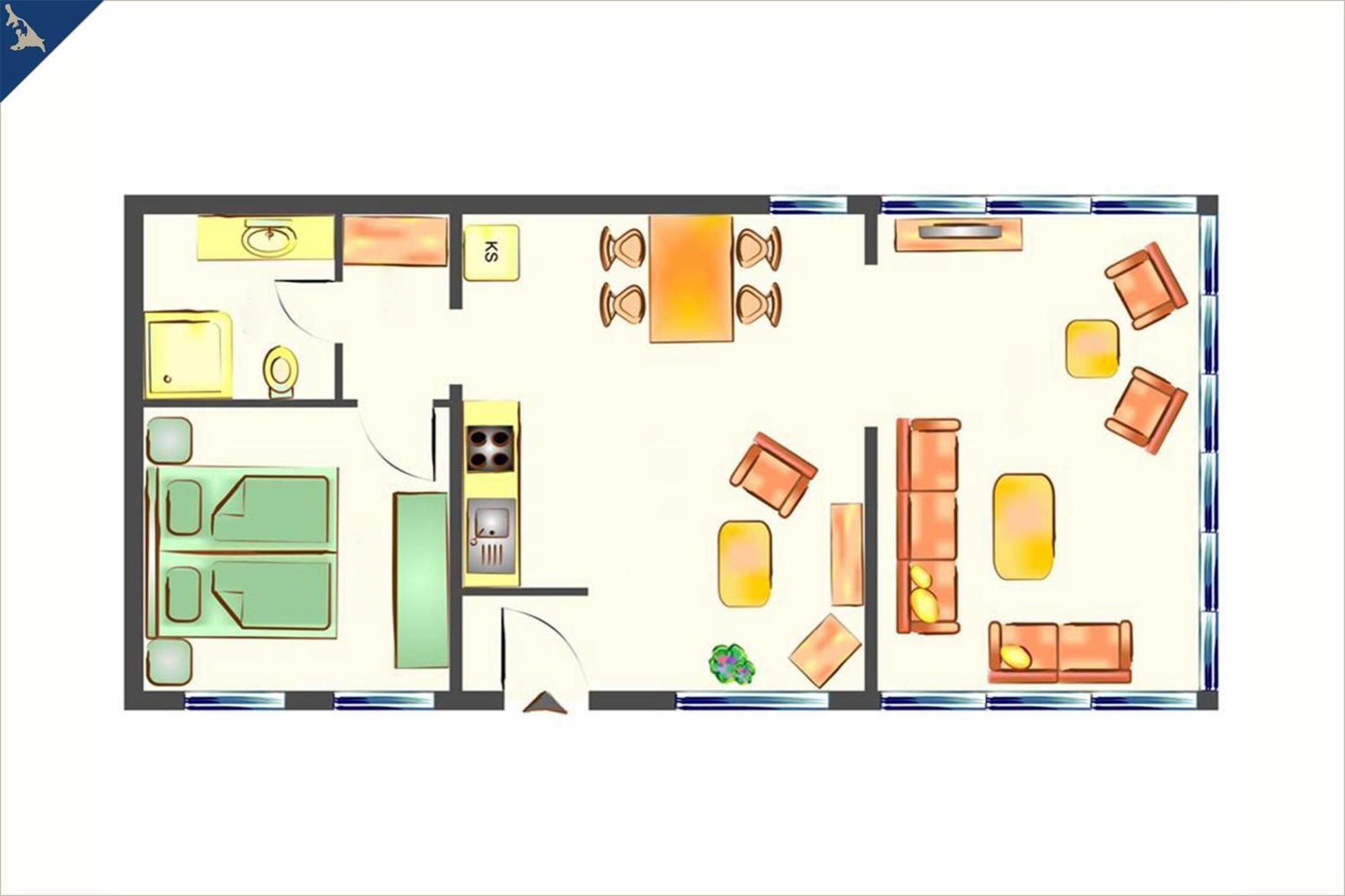 Apartment Westfalia 4 Heringsdorf  Luaran gambar